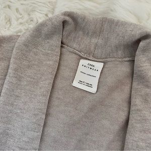 Zara Knitwear Winter Collection Tan Cardigan Size 7
